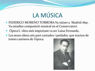 Formes musicals (el Lied, elsnocturns, les balades...)