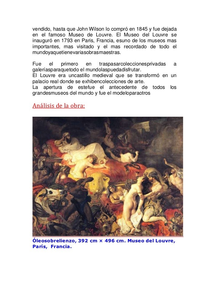 La muerte de sardanapalo por delacroix