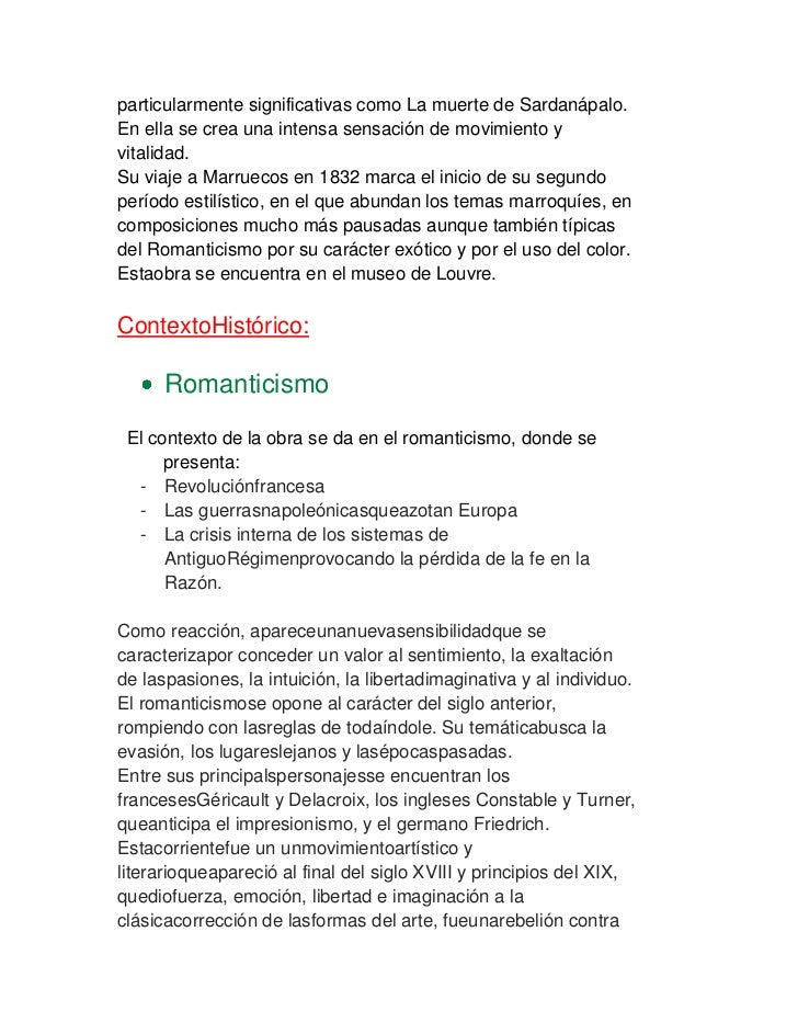 La muerte de sardanapalo por delacroix