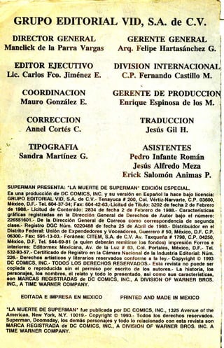 La muerte de Superman