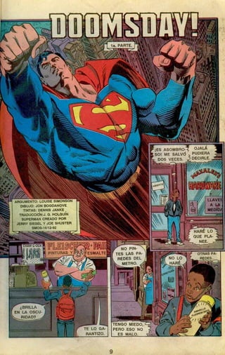 La muerte de Superman