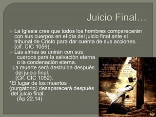 La muerte en la biblia y el catecismo | PPTX