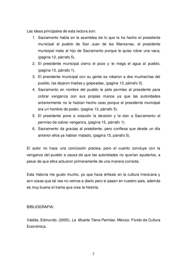 La muerte tiene permiso La muerte tiene permiso