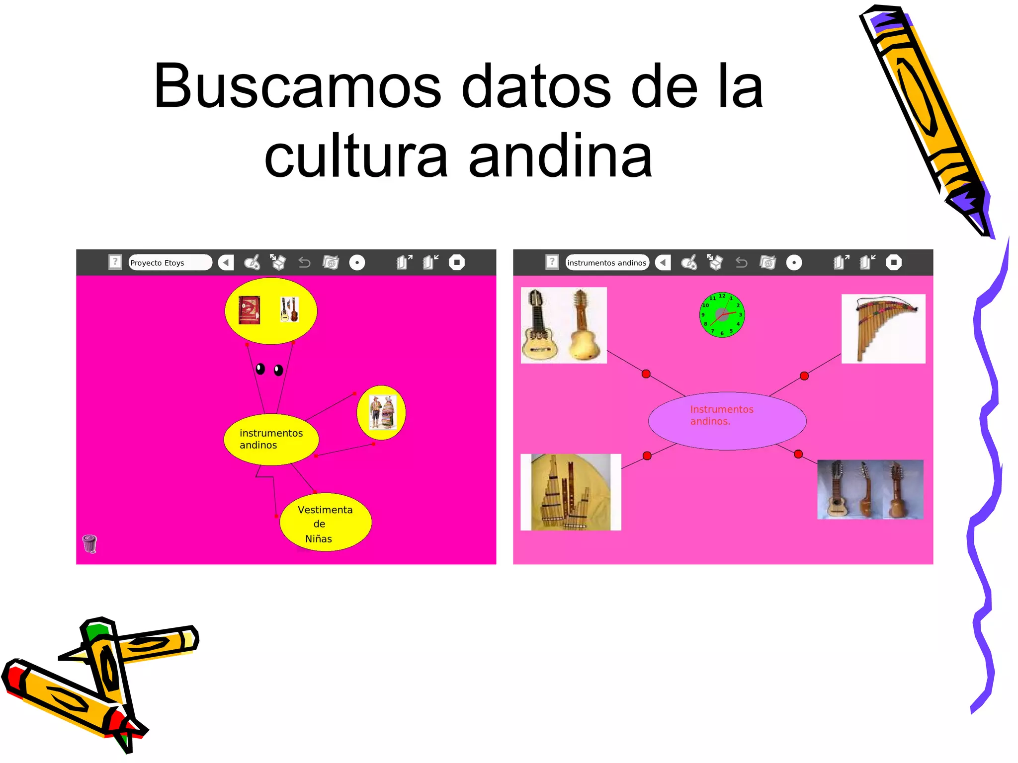 Buscamos datos de la cultura andina