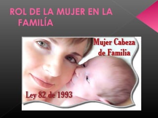 ROL DE LA MUJER EN LA
FAMILÍA
 