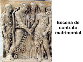 Escena de
contrato
matrimonial
 