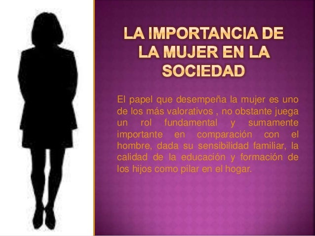 La mujer en la sociedad