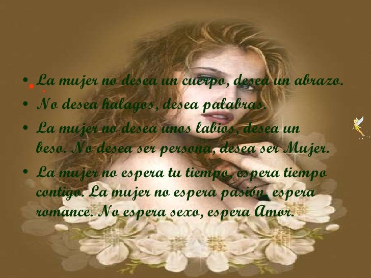 Mi Mujer No Me Desea La mujer es mujer