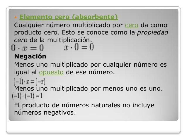 La multiplicación