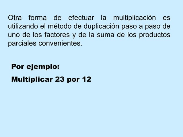 MULTIPLCA COMO ANTES Y APRENDEMOS ALGO S | PPT