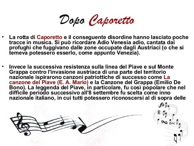 Testo Della Canzone Del Piave
