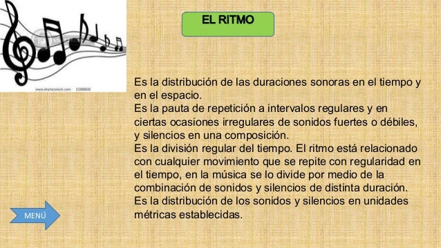 La musica y sus elementos