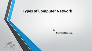 Types of Computer Network
By,
Mohit Dasariya
 