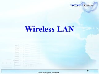 45
Basic Computer Network
Wireless LAN
 