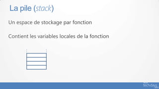 La pile (stack)
 