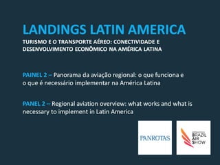 1st International Brazil Air Show (IBAS) – Landings Latin America
1Federal Aviation
AdministrationMarch 31, 2017, Rio de Janeiro, Brazil
 