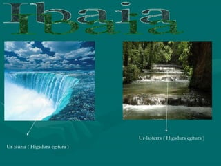 Ibaia Ur-jauzia ( Higadura egitura ) Ur-lasterra ( Higadura egitura ) 