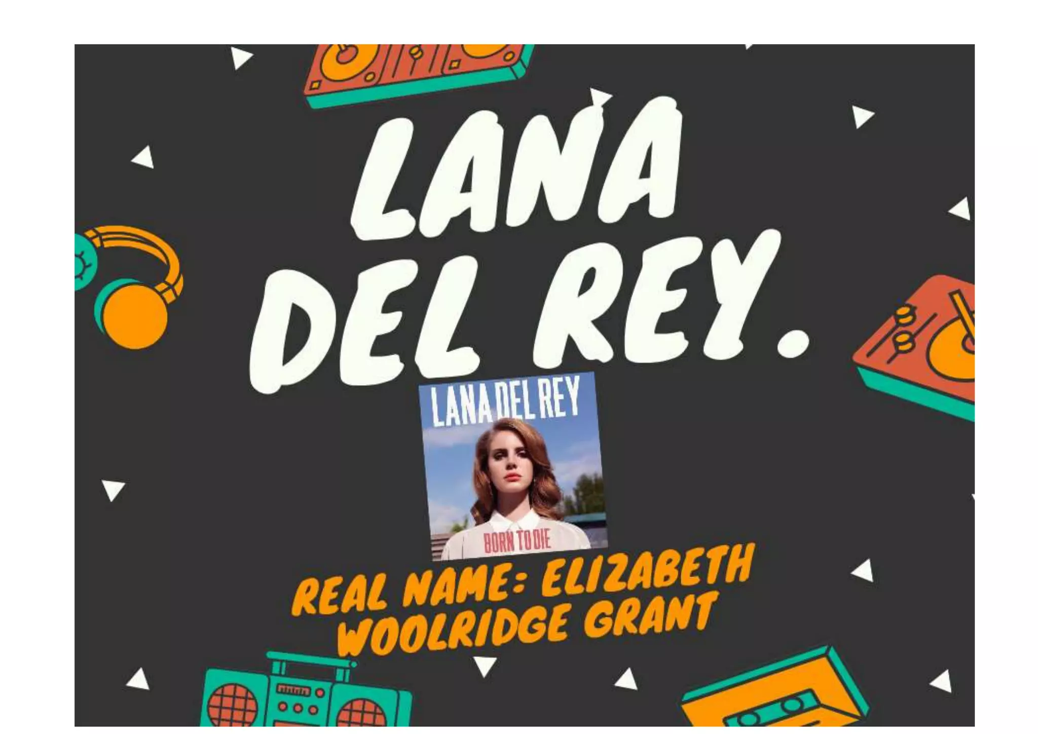 Lana Del Rey analysis PPT