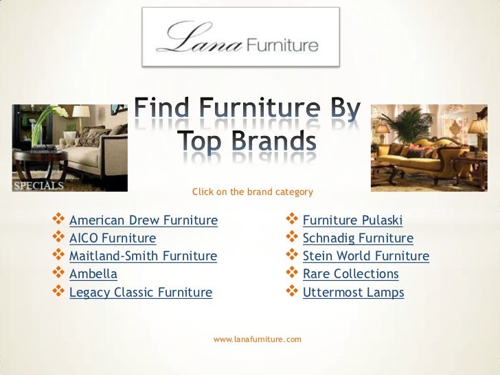 Top Brand Furnitures By