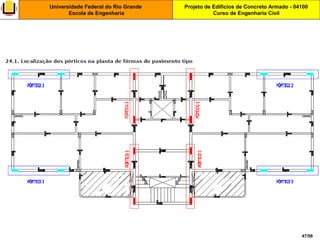 Projeto de Edifícios de Concreto Armado - 04100
Curso de Engenharia Civil
Universidade Federal do Rio Grande
Escola de Engenharia
47/56
 