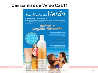 CATÁLOGO 11 APRESENTAÇÃO DE LANÇAMENTO
Copyright ©2014 by Oriflame Cosmetics SA 29
Campanhas de Verão Cat.11
 