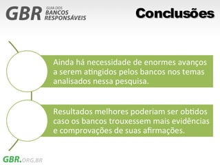 Conclusões
 