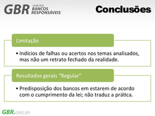 Conclusões
 