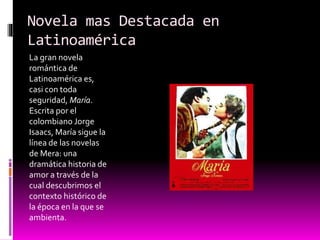 La narrativa romántica latinoamericana