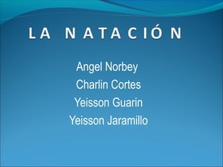 Angel Norbey
Charlin Cortes
Yeisson Guarin
Yeisson Jaramillo
 