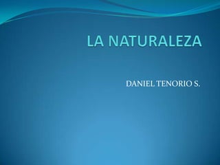 LA NATURALEZA DANIEL TENORIO S. 