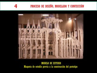 MODELO DE ESTUDIO Maqueta de estudio previa a la construcción del prototipo  4 PROCESO DE DISEÑO, MODELADO Y CONFECCIÓN  