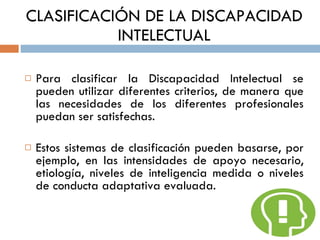 La naturaleza y las características de la discapacidad intelectual | PPT