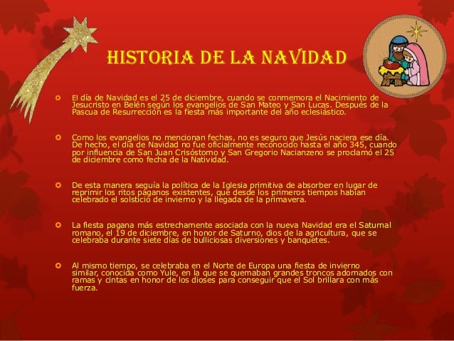 Historia de la navidad