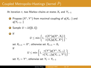 Unbiased Hamiltonian Monte Carlo | PDF