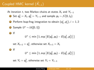 Unbiased Hamiltonian Monte Carlo | PDF