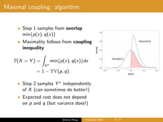 Unbiased Hamiltonian Monte Carlo | PDF