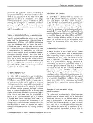 Lancaster design and analysis of pilot studies | PDF