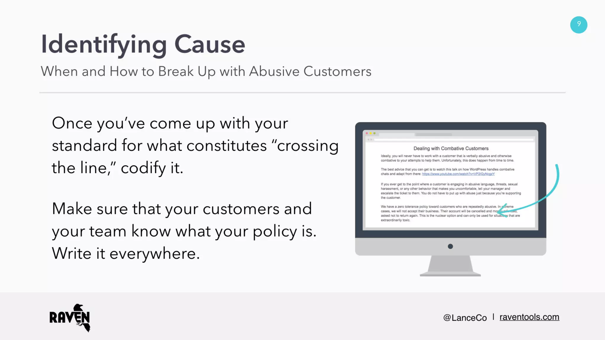 WHEN AND HOW TO BREAK UP WITH ABUSIVE CUSTOMERS - LANCE CONZETT