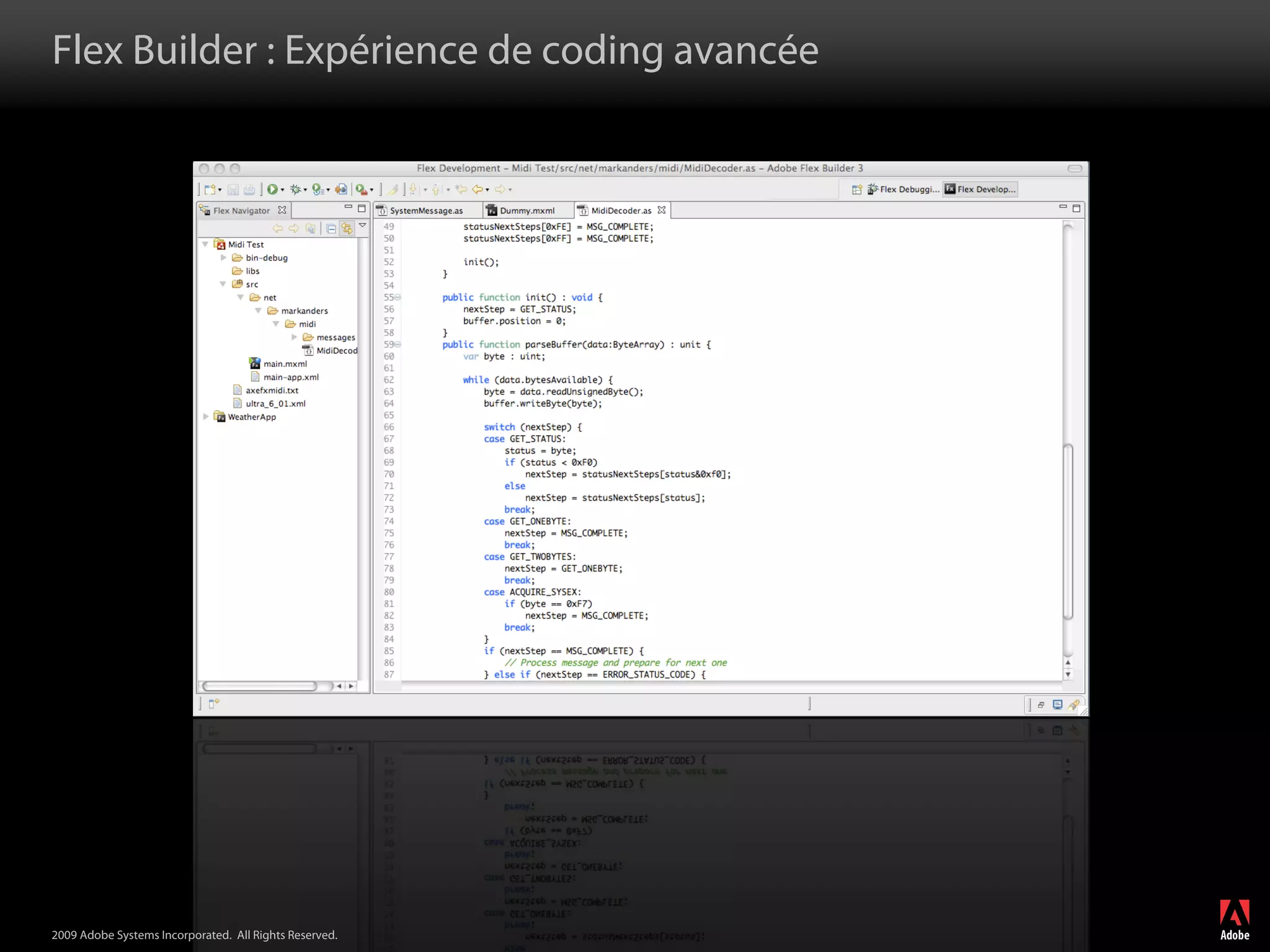 Flash Builder et Flash Catalyst