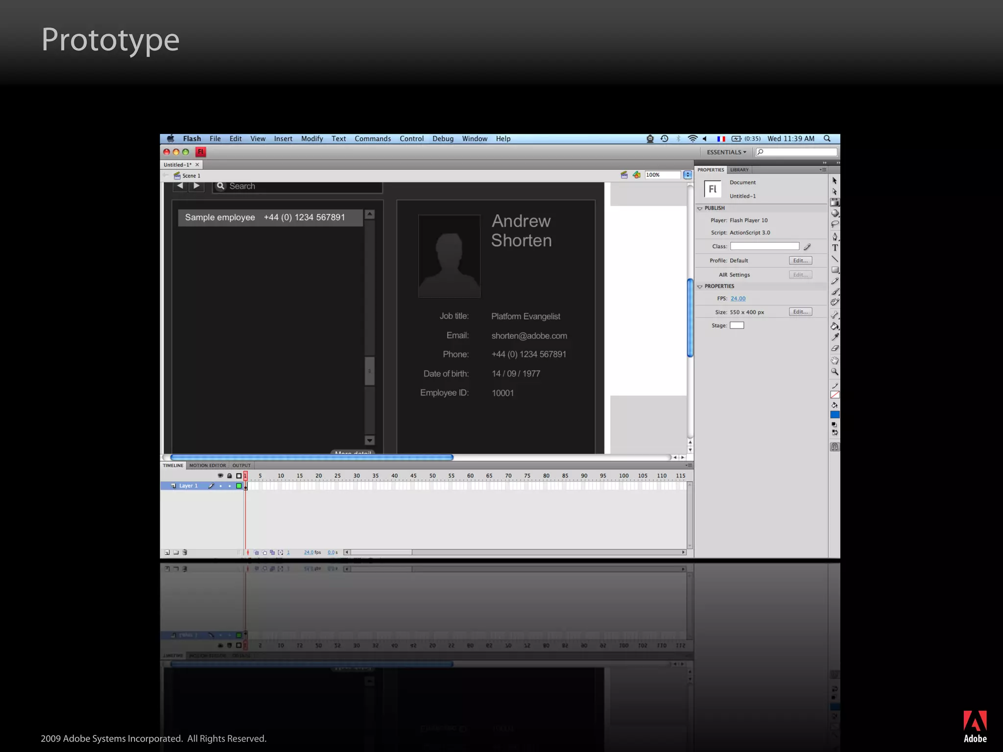 Flash Builder et Flash Catalyst