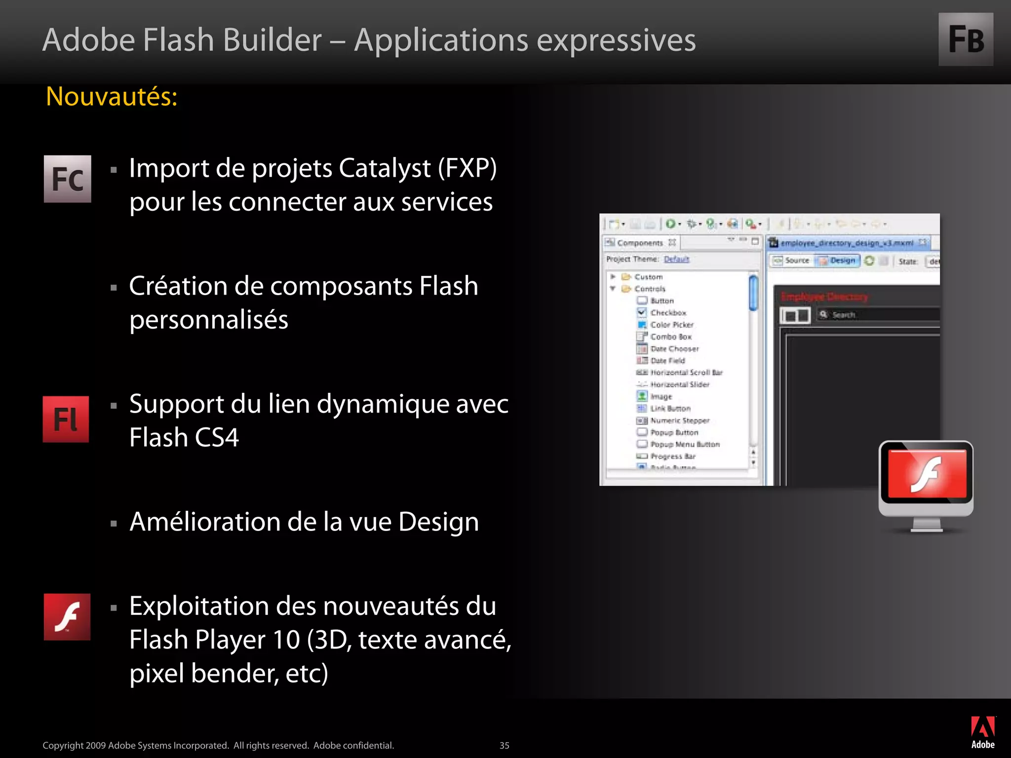 Flash Builder et Flash Catalyst