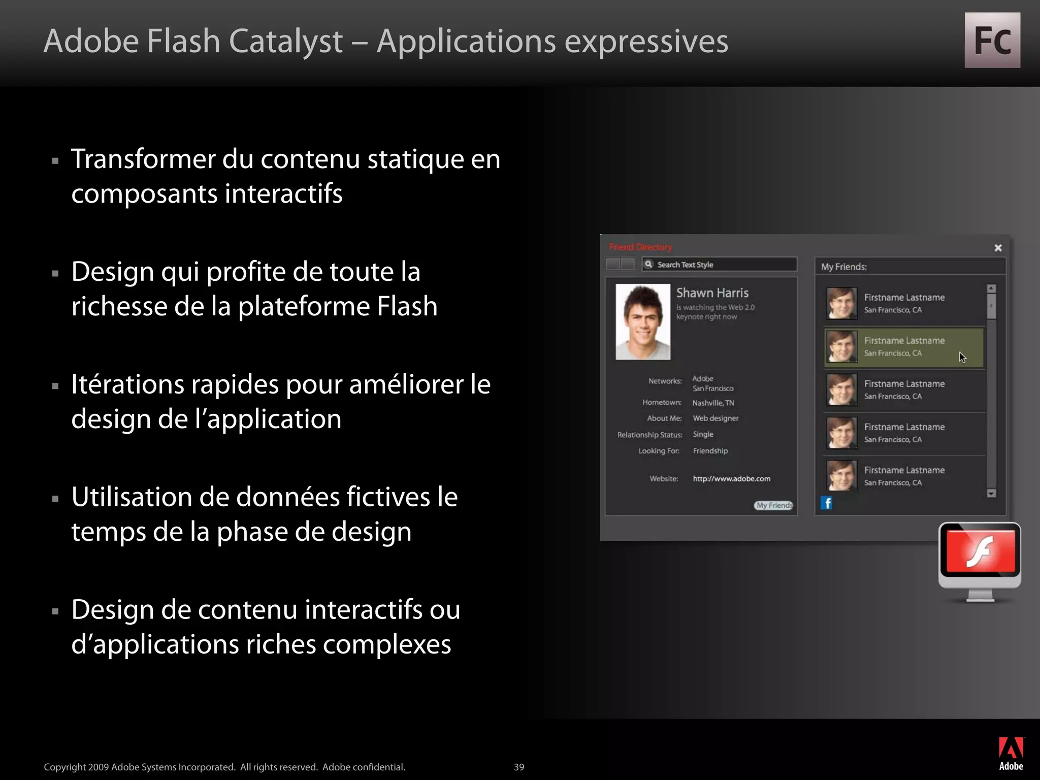 Flash Builder et Flash Catalyst