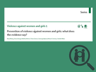 The Lancet Series on Violence Against Women and Girls | PDF