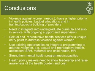 The Lancet Series on Violence Against Women and Girls | PDF