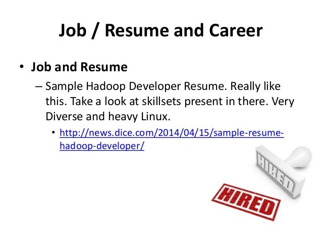 Dump Of Hadoop And BigData Resources To You Started