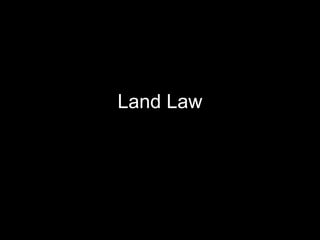 Land Law 