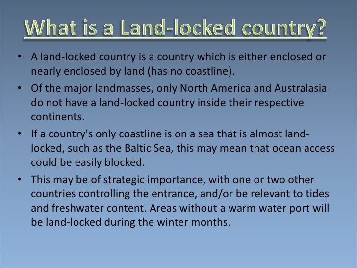 Land Locked Countries
