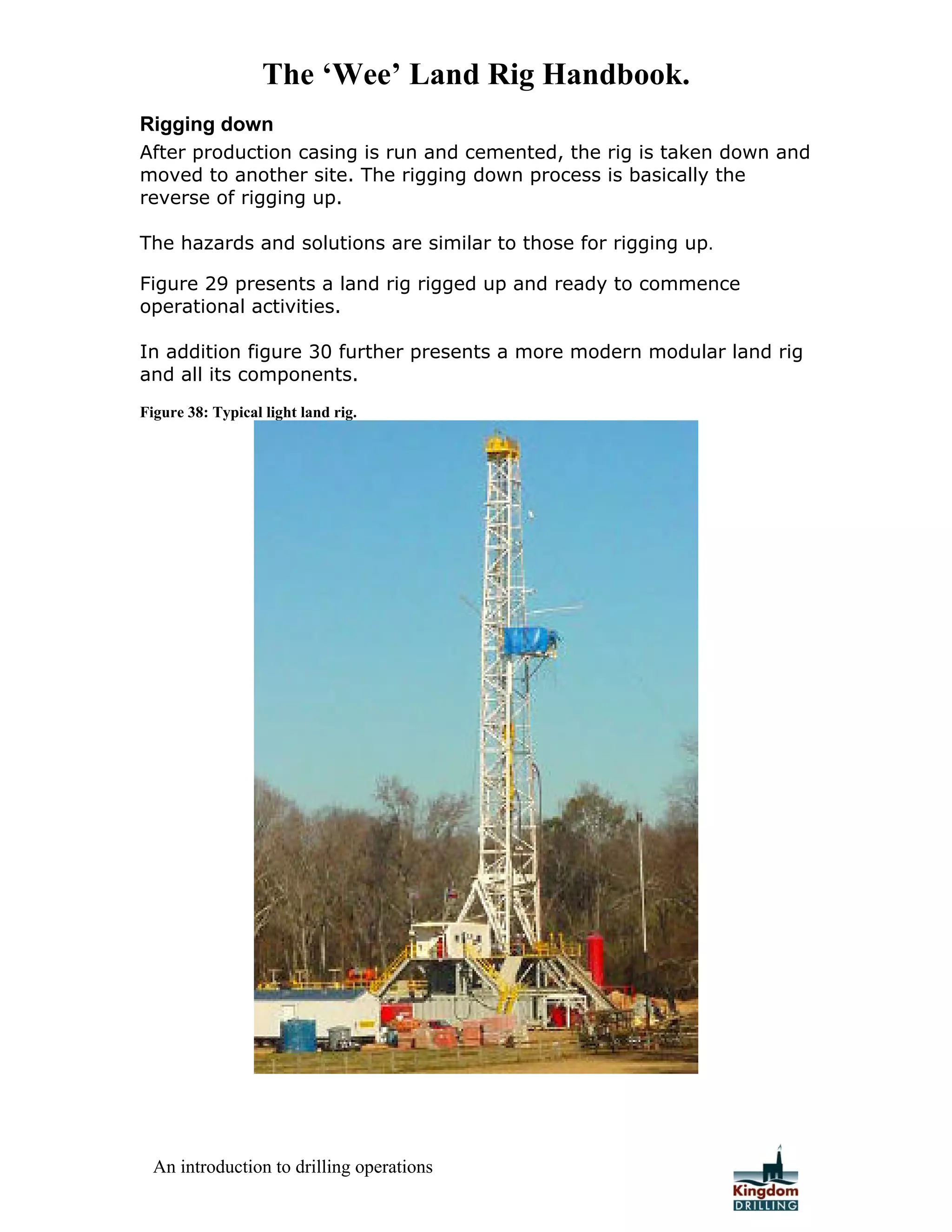 Land rig handbook | PDF
