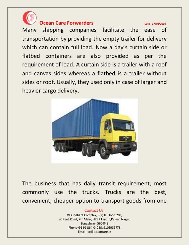 Land Transportation Services