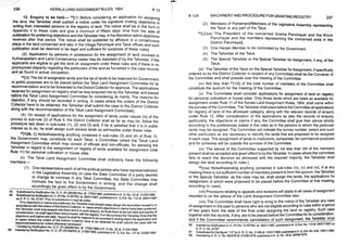 Kerala Land Assignment Rules-1964